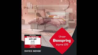 Unser Testsieger  Boxspringbett Home 105 von Swiss Sense [upl. by Derdle751]