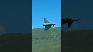 🇬🇧 Low RAF Typhoon Jets Mach Loop Flyby shortsvideo airforce aviation [upl. by Peria]