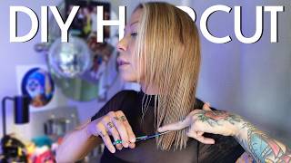 how to cut your hair at home  EASY DIY 2024 [upl. by Riabuz]