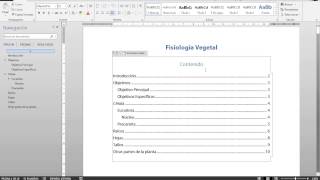 Cómo crear tablas de contenido automáticas en Word [upl. by Buckie362]
