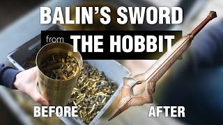 I Melted Bullet Shells into Balins Sword  AMAZING Casting [upl. by Cornia974]