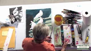 How To Add Splattering in Your Painting With Watercolor Artist Anne Abgott [upl. by Eisor]