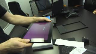 Microsoft Surface Unboxing with Touch Cover Linus Tech Tips [upl. by Radmilla]