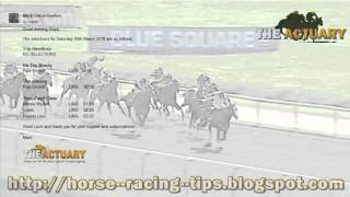 Horse Racing Tips Winter Derby Lingfield Park [upl. by Ravid]