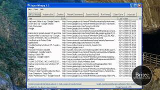 Winspy View the URLs in the hidden indexdat file by Britec [upl. by Nirrac]