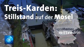 TreisKarden Stillstand auf der Mosel  tagesthemen mittendrin [upl. by Whallon]