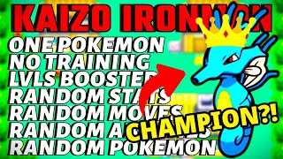 WE WON CHAMPION KINGDRA  HARDEST POKEMON CHALLENGE  KAIZO IRONMON [upl. by Mook]