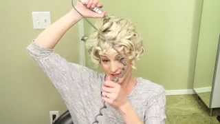 How to Curl Short hair  Curly Hair Youtube Tutorial [upl. by Brunhilde]