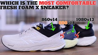 Which is The Most Comfortable New Balance Fresh Foam X 860v14 vs 880v14 vs 1080v13 [upl. by Gifford78]