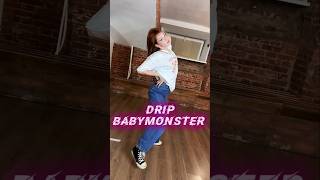 kpop drip coverdance babymonster dance shorts [upl. by Atimad526]