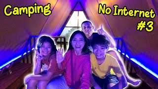 24 JAM KEMPING DI GUNUNG PART 3  BAKAR PERMEN MARSHMALLOW  GLAMPING LIBURAN  Vlog Lucu [upl. by Milty]