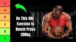 How To Build a 200kg Bench Press Exercise Tier List [upl. by Samantha622]