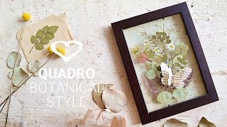 Tutorial Come realizzare un quadro botanical style  La Figurina [upl. by Wilcox]