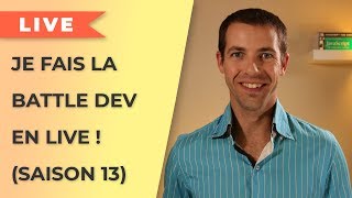 LIVE Je fais la Battle Dev en JavaScript  saison 13 [upl. by Ahcila]