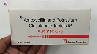 Augmed 375 mg Tablet  Amoxicillin and Potassium Clavulanate Tablet  Augmed Tablet Uses Benefits [upl. by Floris]