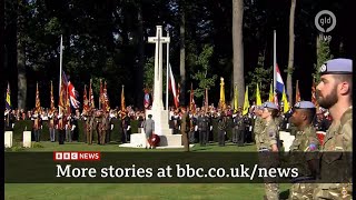 Arnhem 80th anniversary commemorations continued this day WWII Netherlands 22Sep2024 [upl. by Eissak]