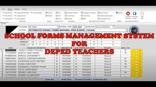 Efficient DepEd School Forms Management System for Elem JHS SHS 20242025  Matatag Curriculum [upl. by Dena]