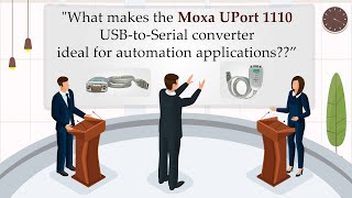 Why choose the Moxa UPort 1110 for automation purposes [upl. by Llenoil]