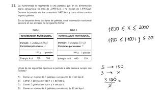 Modelo DEMRE matemática PDT admisión 2022  ejercicio 22 [upl. by Suirtemed]