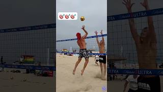 PERFECT SPOT to end the RALLY🎯🏐😮‍💨 beachvolleyball volleyball volleyballworld haikyuu avp [upl. by Hamish]