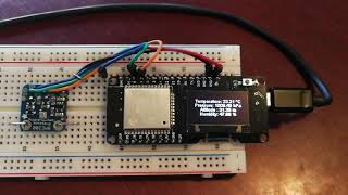 Wemos ESP32 LOLIN32 amp BME280 [upl. by Ijic]