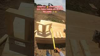 TOMEN NOTA AL TIP chaparroelfibras construction framing tips carpinteria construccion [upl. by Tarrah570]