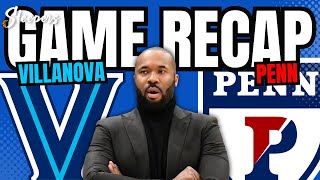 Villanova vs Penn  Game Recap Is Kyle Neptune officially on the hot seat [upl. by Wales]