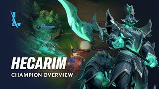 Hecarim Champion Overview  Gameplay  League of Legends Wild Rift [upl. by Aienahs]