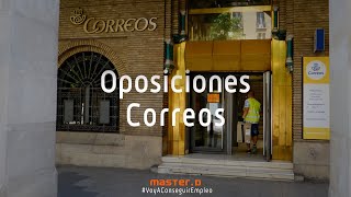 Trabajar en Correos 📩📮 ¡Oposita con MasterD [upl. by Nilde]