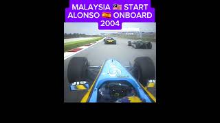 ALONSO START ONBOARD MALAYSIA 🇲🇾 2004 alonso formula1 v10 f1onboard automobile [upl. by Naitsabes]