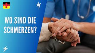 Dialog über Schmerz Quiz und Vokabeln für Pflegekräfte und Patienten 💬😖👩‍⚕️🤝 [upl. by Gant]