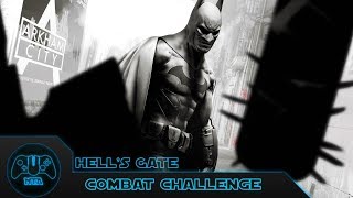 Batman Arkham City  Hells Gate  Combat Challenge 4  42310 [upl. by Evreh]