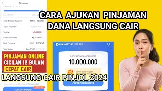 Cara Ajukan Pinjaman Online Langsung CairPinjol iLegal Mudah Cair [upl. by Kcirredal]