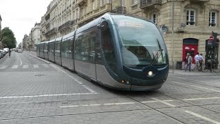 Bordeaux Alstom Citadis 402  Hôtel de Ville Lignes A et B [upl. by Lesna]