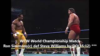 WCW Starrcade 1992 Review [upl. by Ribal]