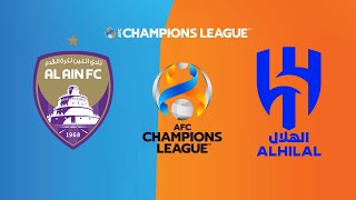 Al Ain – Al Hilal  AFC Champions League 202324  FC 24 [upl. by Akela59]