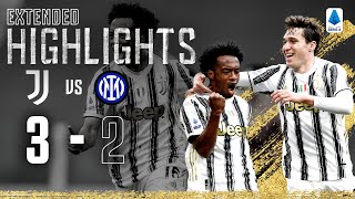 Juventus 32 Inter  Cuadrado Secures Derby Victory with Late Penalty  EXTENDED Highlights [upl. by Lazos]