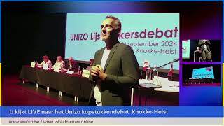 Herbekijk hier het Unizo kopstukken debat [upl. by Tibbs]