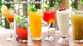 6 Colorful amp Refreshing Mocktails  Yummy amp Easy Mocktail Recipes for Summer  The Terrace Kitchen [upl. by Amador]