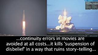 Spacex continuity errors in launch Live Feed no flat earth crap [upl. by Redmund]