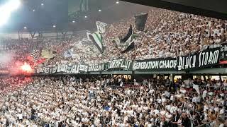 STURM GRAZ Fans lassen in Klagenfurt die Tribüne wackeln  CupFinale 09Mai2018 [upl. by Eatnahs531]