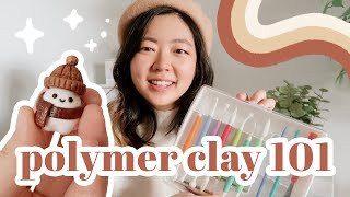 ⭐️ Polymer Clay 101 for Beginners ⭐️ [upl. by Gnay]