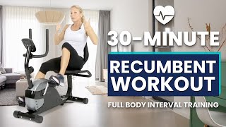 30Minute Recumbent Bike Workout [upl. by Molahs780]