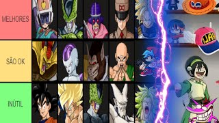 TIER LIST DE TODOS OS PERSONAGENS DO DRAGON BALL BUDOKAI TENKAICHI 3 FTTioGordo [upl. by Reichert492]