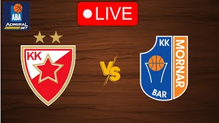 🔴 Live Crvena zvezda vs Mornar Bar  Live Play By Play Scoreboard [upl. by Ainaled]