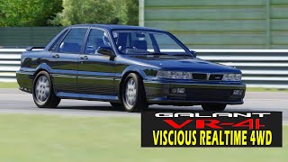 Mitsubishi Galant VR4 Viscious Realtime 4WD Assetto Corsa [upl. by Prober]