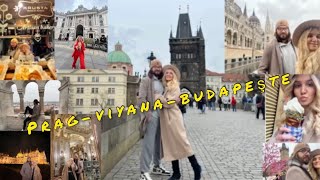 ORTA AVRUPA VLOG💘 PragViyanaBudapeşte gezdik🐣 Çok şükür donmadan tamamladık🥲 [upl. by Silvester]