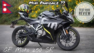 CF Moto 250 SR Ride Review  Best 250 cc Sports Bike in Nepal  AKR REVIEW SERIES [upl. by Mikaela547]