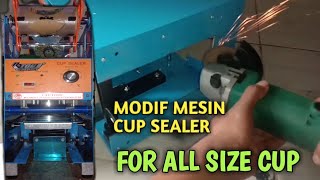 modifikasi cup sealer untuk cup all size [upl. by Lavro]