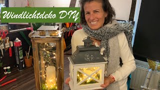 WEIHNACHTSDEKO IM WINDLICHT mit Lichterkette einfach und schnell selbst gemacht DIYDekoAnleitung [upl. by Asilahs]